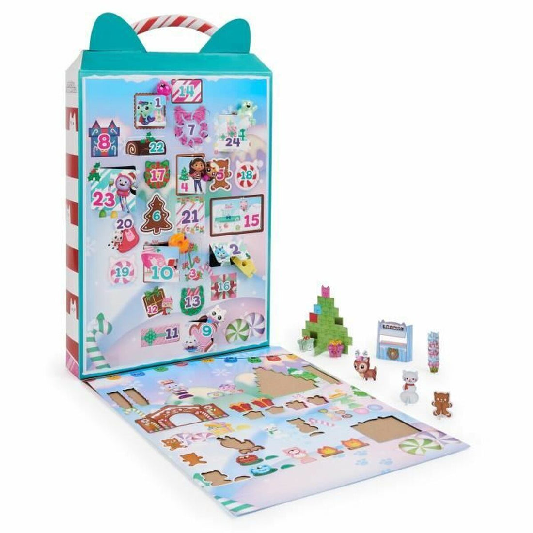 Spin Master Gabby's Dollhouse Advent Calendar 24 Pieces Christmas Surprises