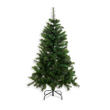 Árbol de Navidad Verde PVC Metal Polietileno 120 cm