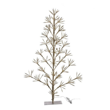 Árbol de Navidad Dorado Metal Plástico 90 cm