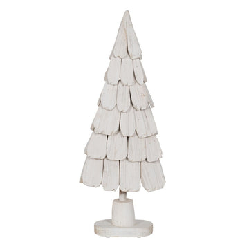 White Christmas Tree Paulonia Wood 38 x 20 x 100 cm