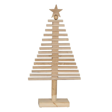 Natural Christmas Tree Paulonia Wood 42 x 12 x 82 cm