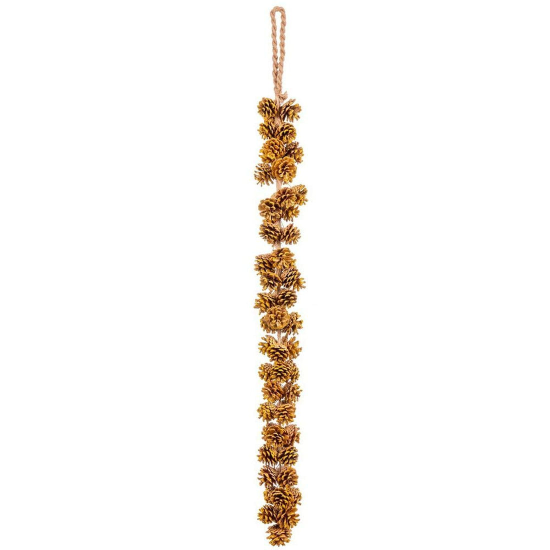 Golden Christmas Ornament Pine Cones 110 cm