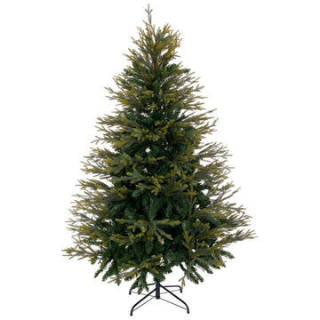 Árbol de Navidad Verde PVC Polietileno Metal 210 cm