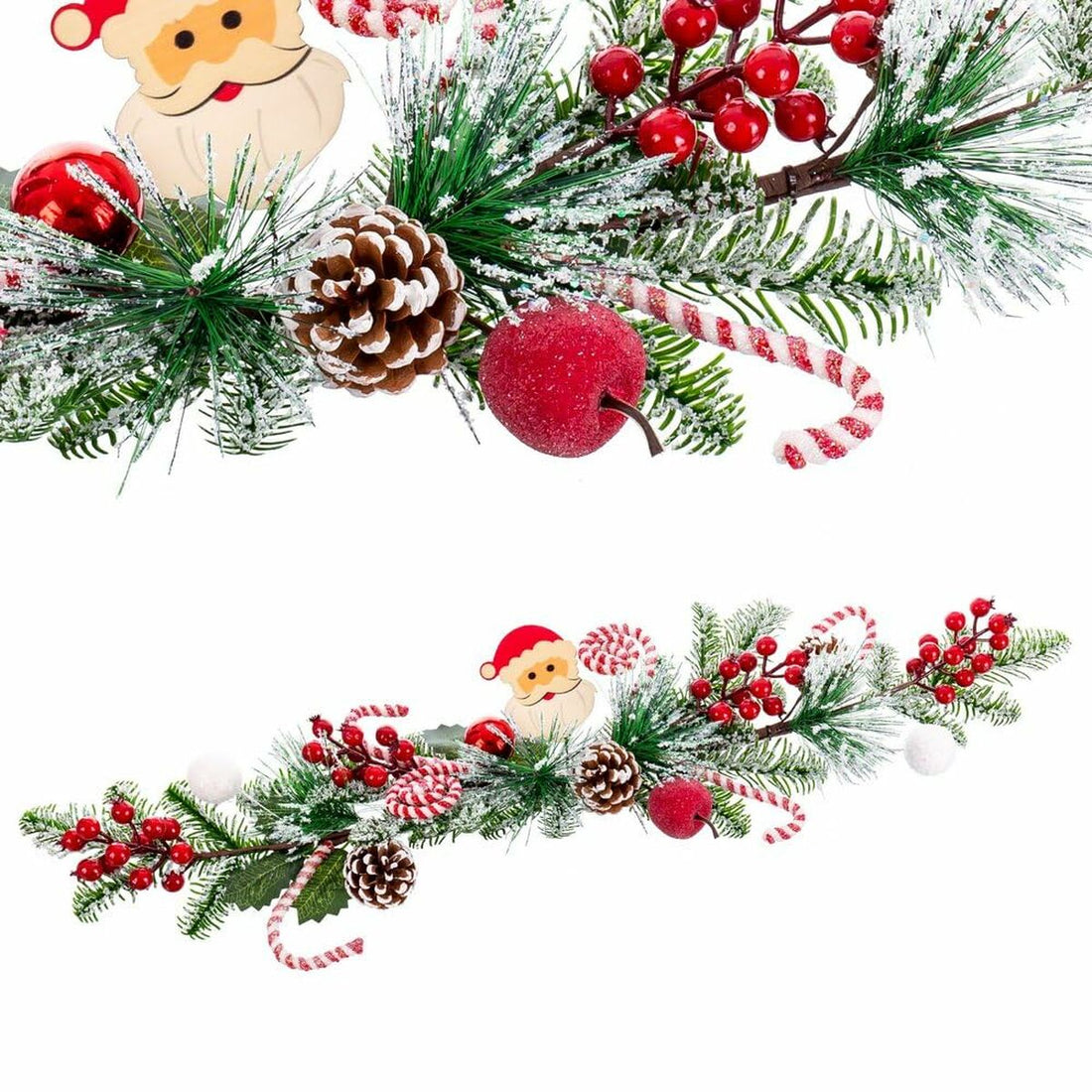 Christmas Ornament Multicolor Plastic Foam Pine Cones 65 cm